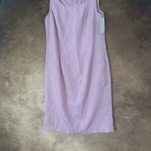 Vintage Chic Sleeveless Pink Midi Dress